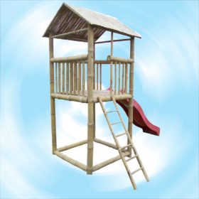 Bamboo tower