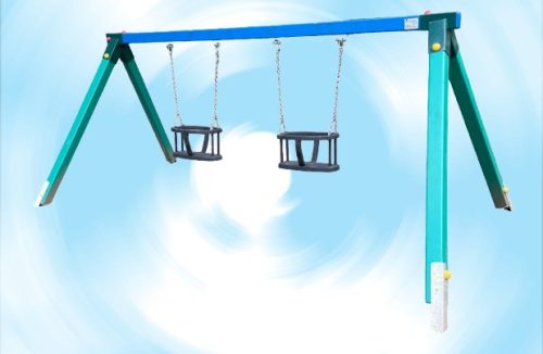 Kindergarten (mini) two-seat swing