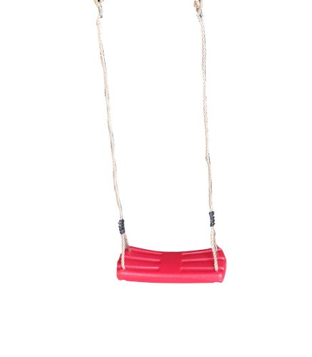 Red plastic swing - with 2.5 m PP rope