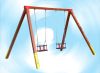 Two-seat swing with baby seat