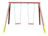 Two-seater swing with folding seats