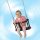 Public baby swing with chain