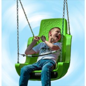 Biztonsági fotelhinta köztérre