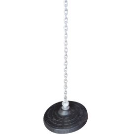   Gumibevonatos fémbetétes tányérhinta galvanizált acéllánccal