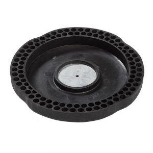 Alumínium betétes kerek prémium tányérhinta – 2,5 m galvanizált lánccal, védőcsővel