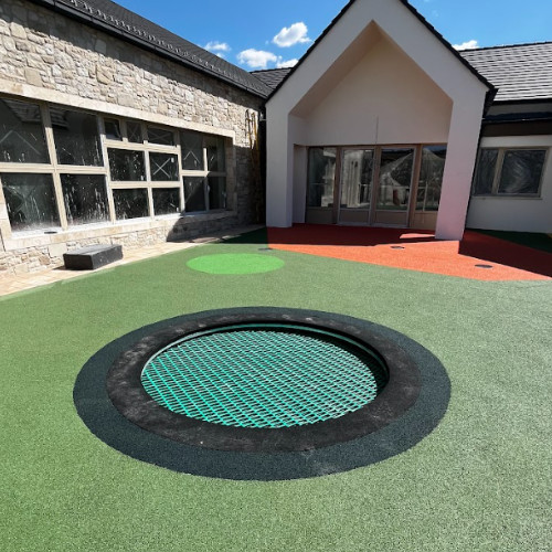 Trampoline - Playground recessed (2m)