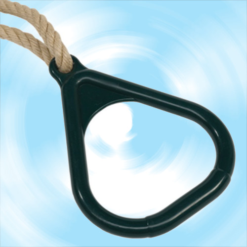 Triangular plastic ring swing - with PH rope