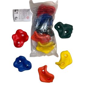 Plastic rock climbing handrail