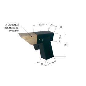 Metal corner element 90 degrees